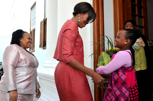 U.S. First Lady in South Africa