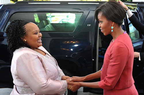 U.S. First Lady in South Africa