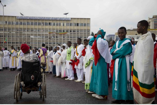 Ethiopian Orthodox Tradition of Building a Big Bonfire