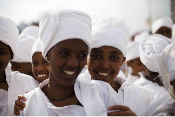 Ethiopian Orthodox Tradition of Building a Big Bonfire