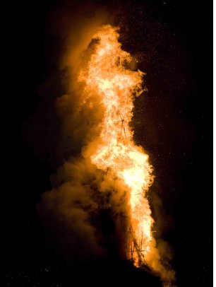 Ethiopian Orthodox Tradition of Building a Big Bonfire