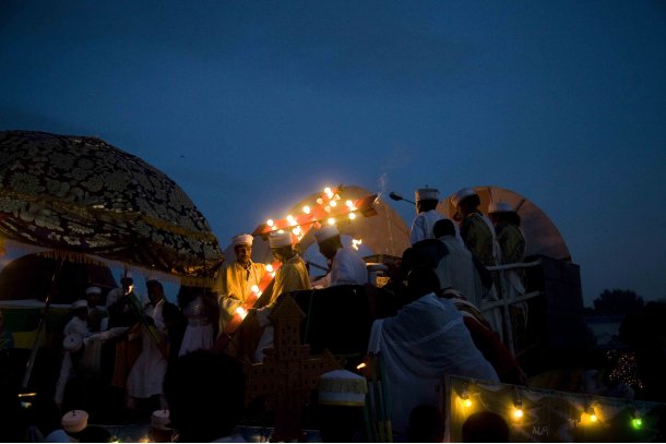 Ethiopian Orthodox Tradition of Building a Big Bonfire